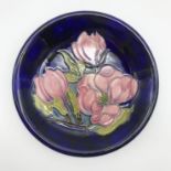 SIGNED EARLY MOORCROFT PLATE - MAGNOLIA PATTERN