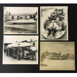RAILTON MOBIL SPECIAL - FOUR PHOTOGRAPHS ONE WITH COBB AT THE WHEEL