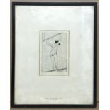 SAVAGE CLUB GOLFING SOCIETY 1930 FRAMED ETCHING BY NEVINSON