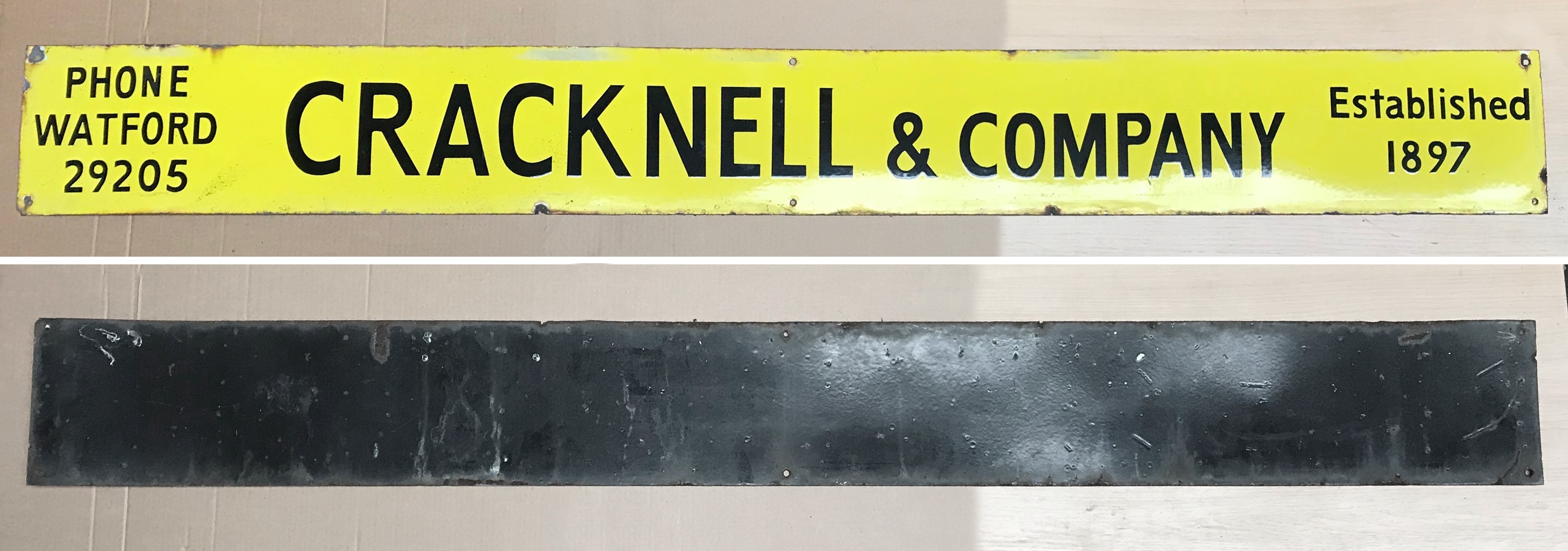 TWO CRACKNELL'S ENAMEL SIGNS - Image 8 of 12