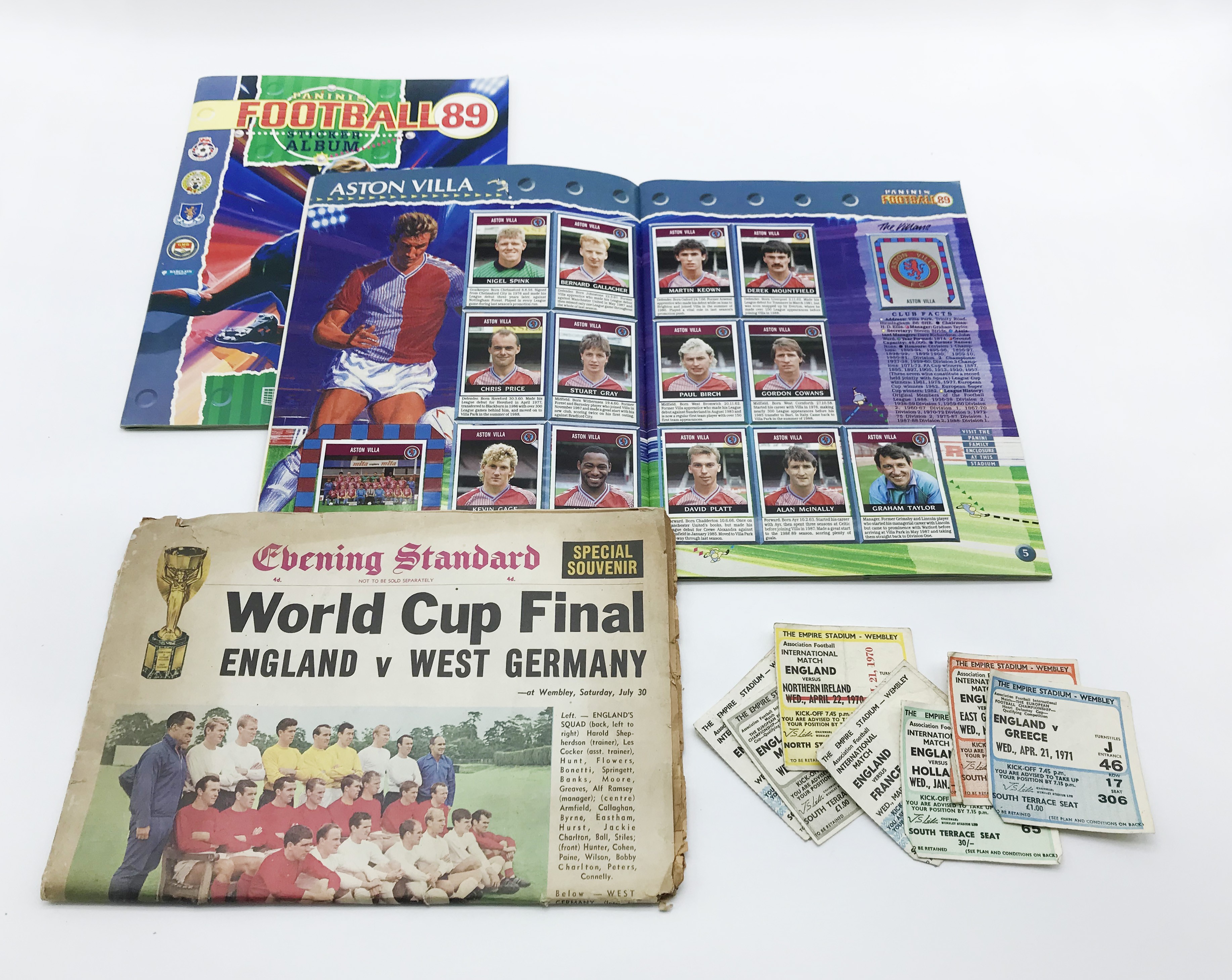 FOOTBALL MEMORABILIA & EPHEMERA