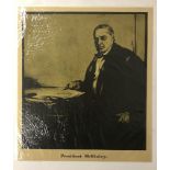 WILLIAM NICHOLSON PRINT - PRESIDENT McKAY