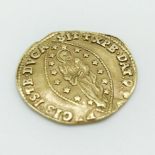 GOLD COIN REPUBLIC OF VENICE 1570-1577 1 ZECCHINO - ALVISE MOCENIGO I