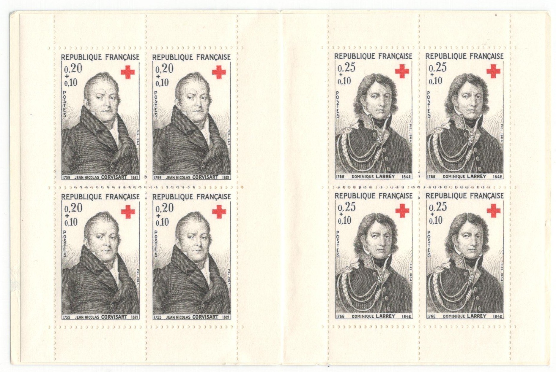 FRENCH RED CROSS STAMP BOOKLETS 1964 1965 1966 1968 1969 & FRENCH RED CROSS CHARITY STAMPS - Image 10 of 11