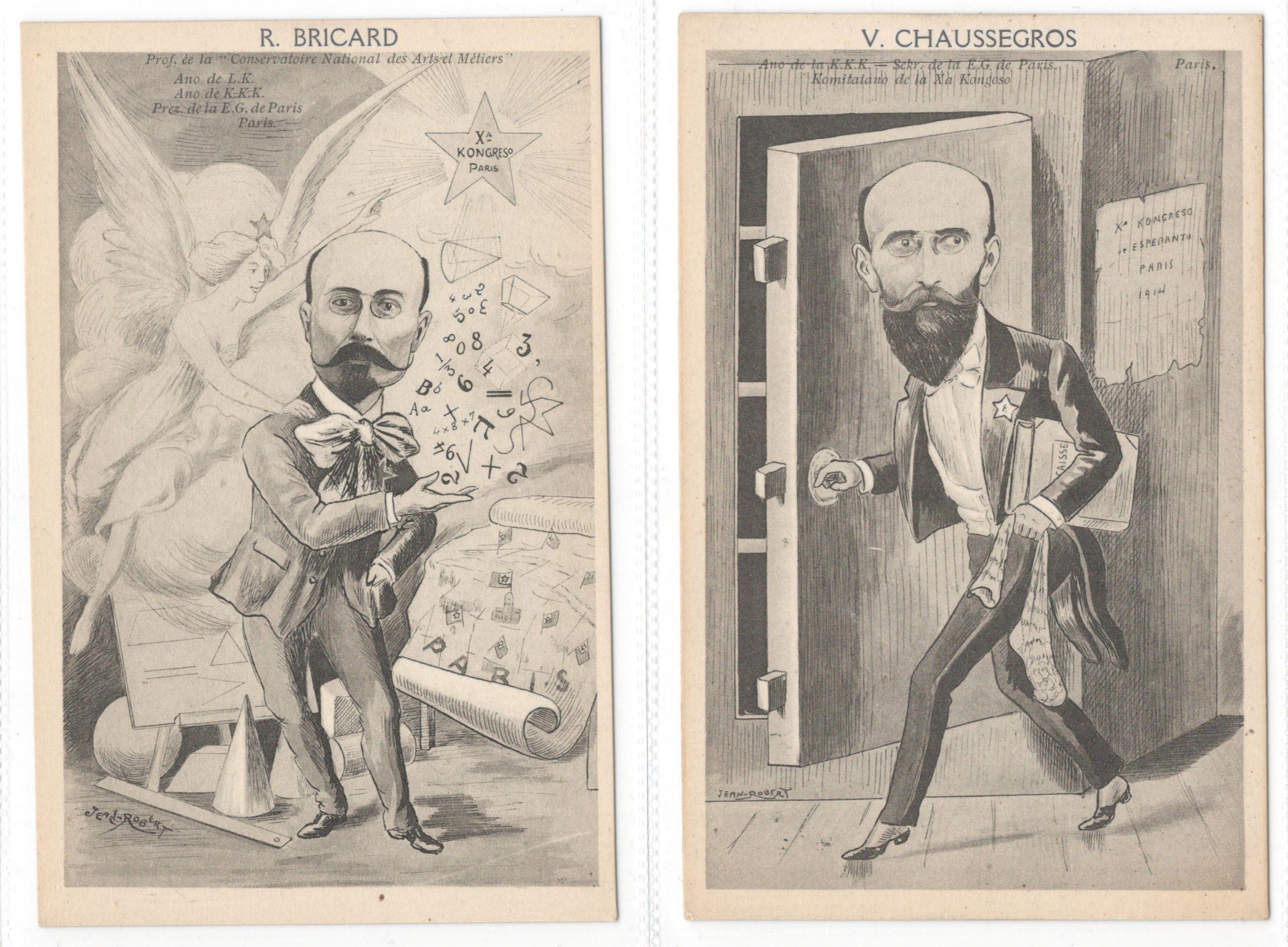 TWO ESPERANTO POSTCARDS