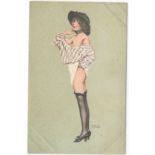 RAPHAEL KIRCHNER POSTCARD - LA PREMIERE VIOLETTE