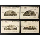 FOUR COMPLETE SETS OF SIX POSTCARDS BY THE TIMES