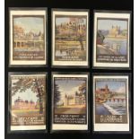 SIX FRENCH OLD POSTCARDS PROMOTING TOURIST DESTINATIONS