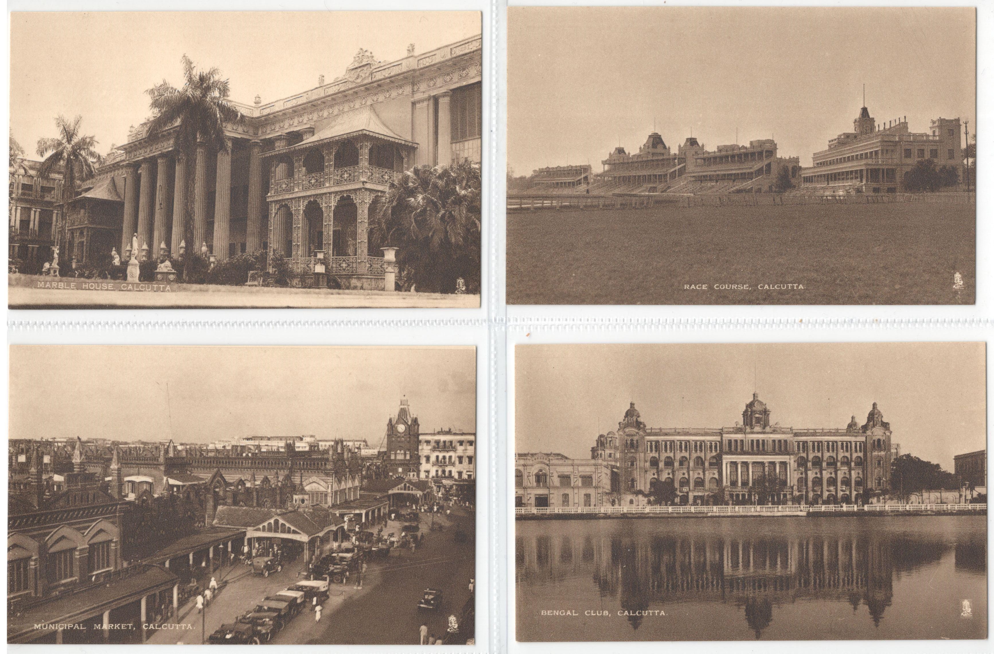 RAPHAEL TUCK POSTCARDS SET OF TEN CALCUTTA - 2185