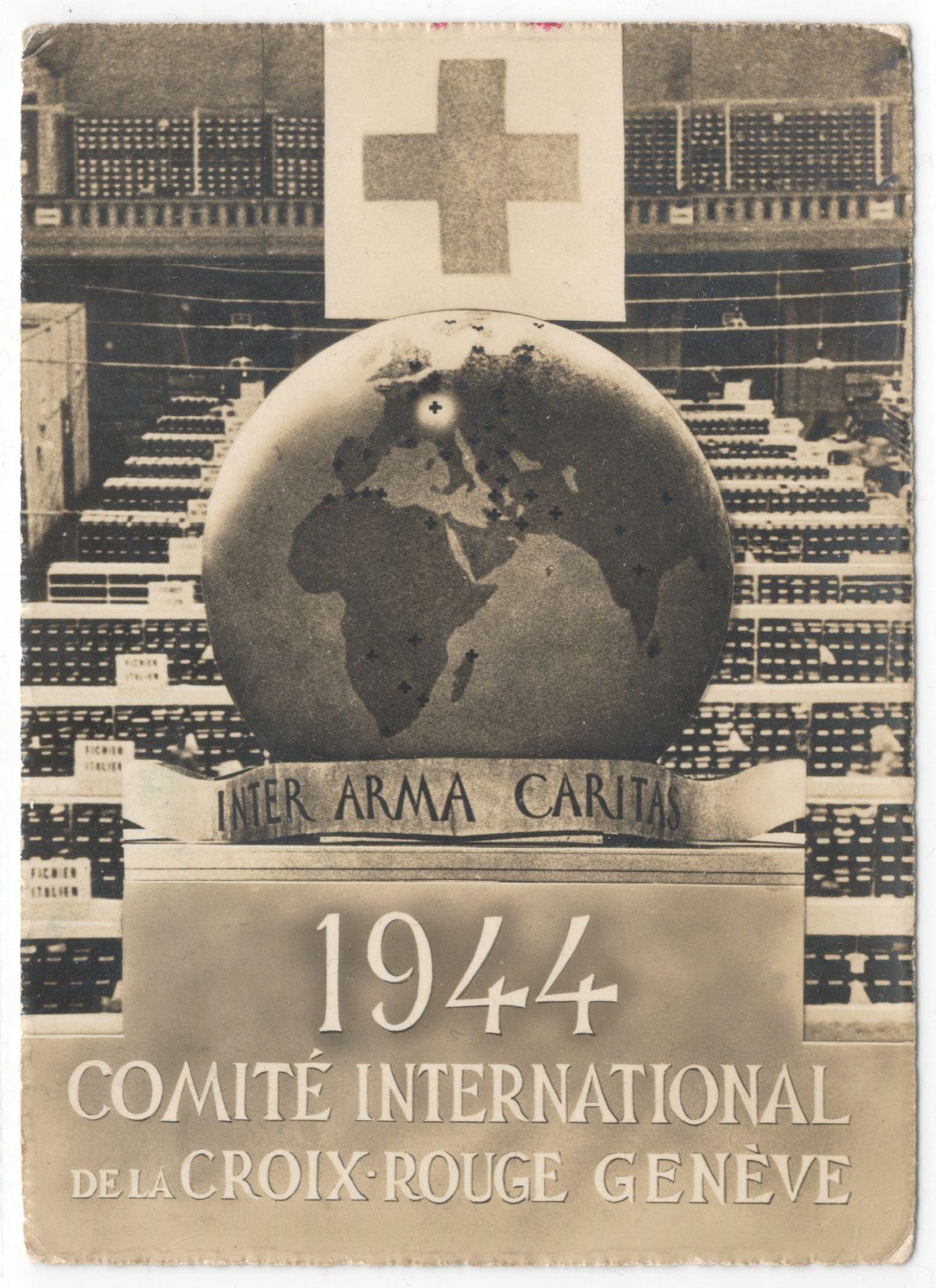 1944 COMITE INTERNATIONAL DE LA CROIX ROUGE GENEVE - POSTED 1944 PASSED BY CENSOR