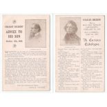 TWO VINTAGE CHARLES DICKENS RELATED POSTCARDS