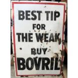 LARGE ENAMEL SIGN BOVRIL