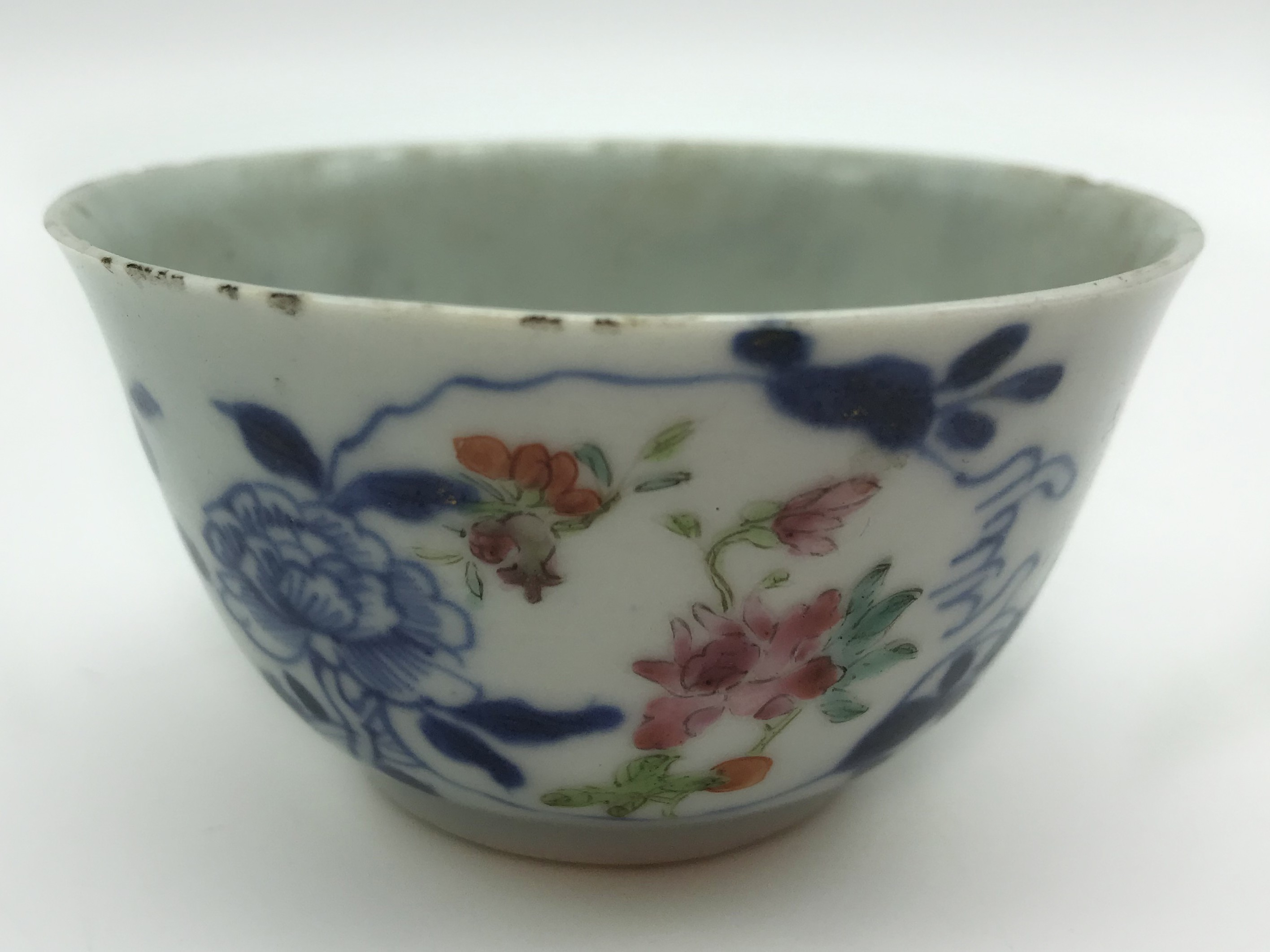 NINE ORIENTAL TEA CUPS AND TWO SAUCERS - Image 7 of 10