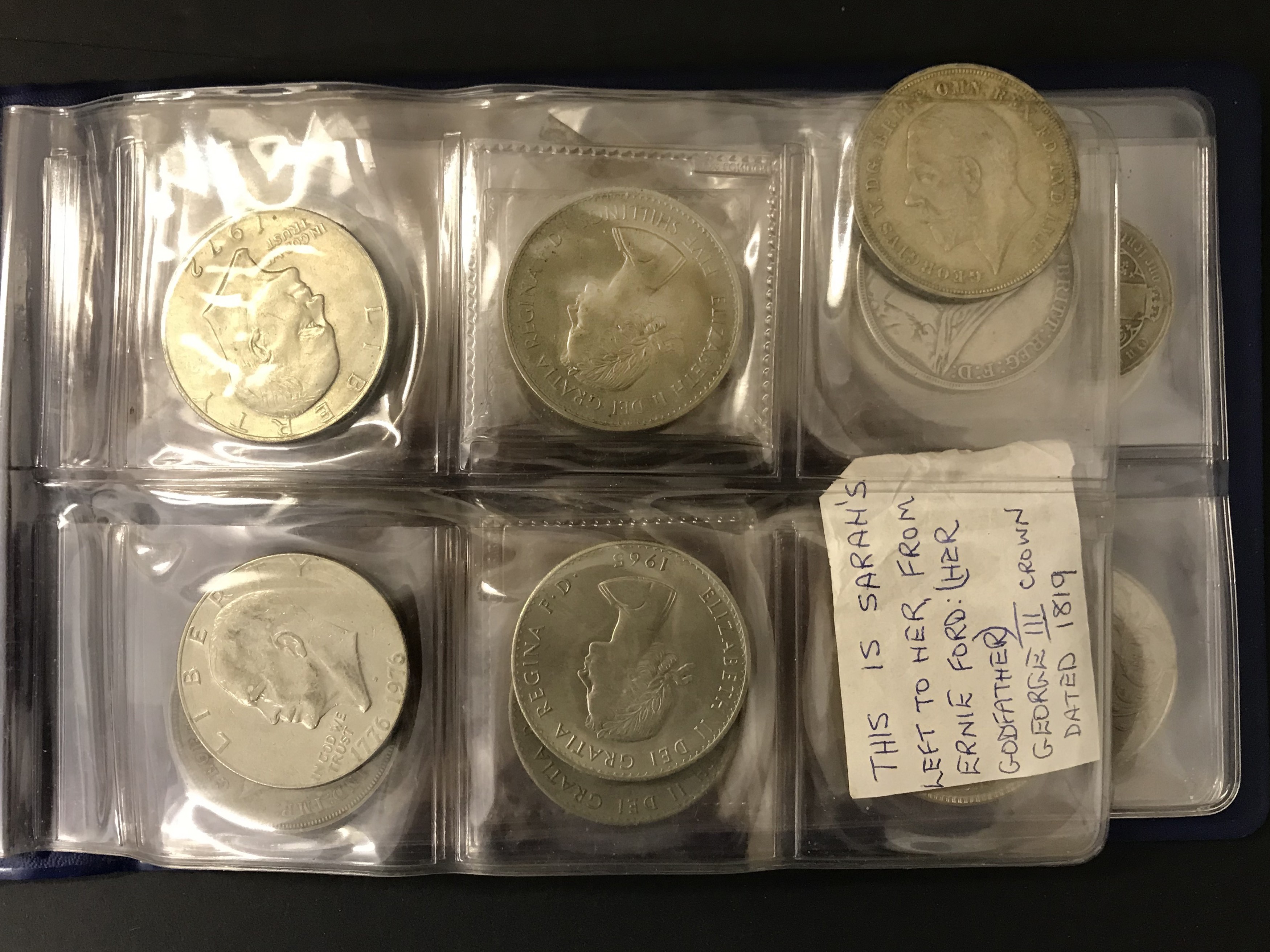 COINS & BANKNOTES COLLECTION INCLUDING GEORGE III SILVER CROWN - Image 2 of 7