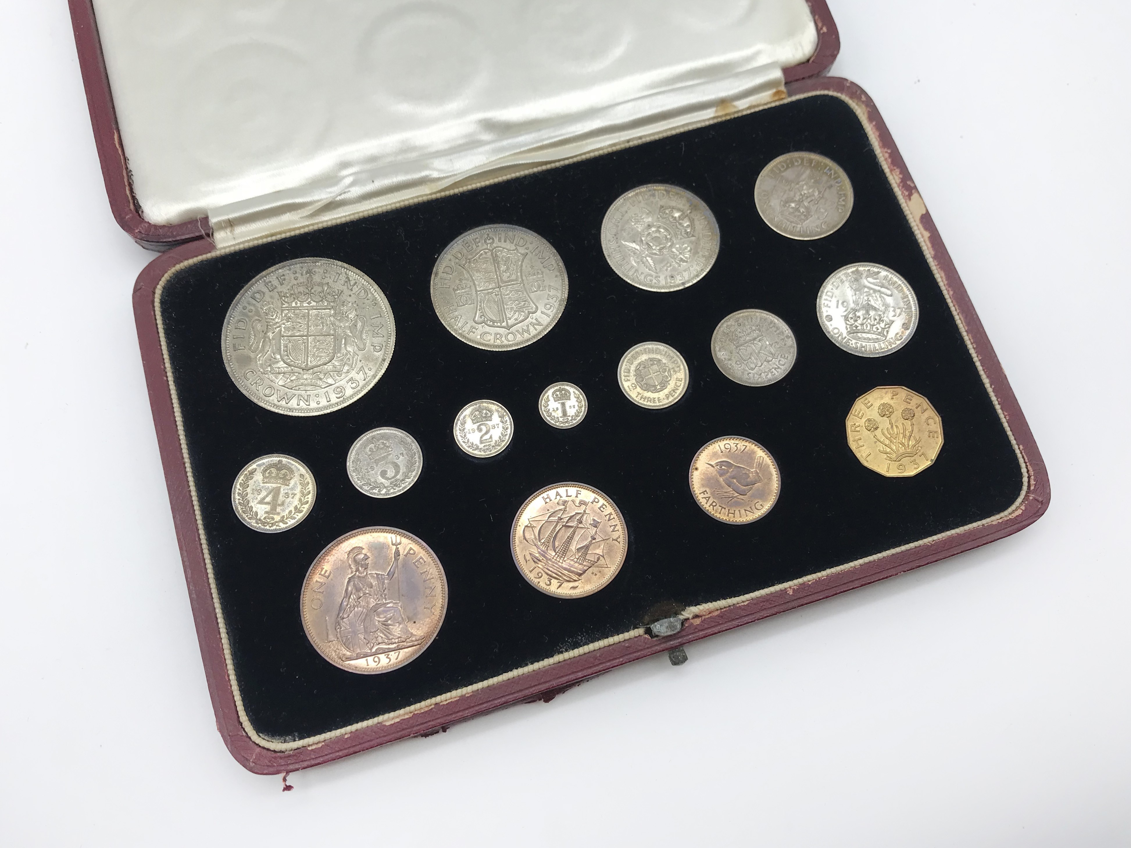 SELECTION OF COINS INCLUDING SPECIMEN COIN SET 1937 - Image 7 of 8