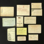 NEW ZEALAND 1894-96 INVITATION CARDS RELATED TO F PURANI