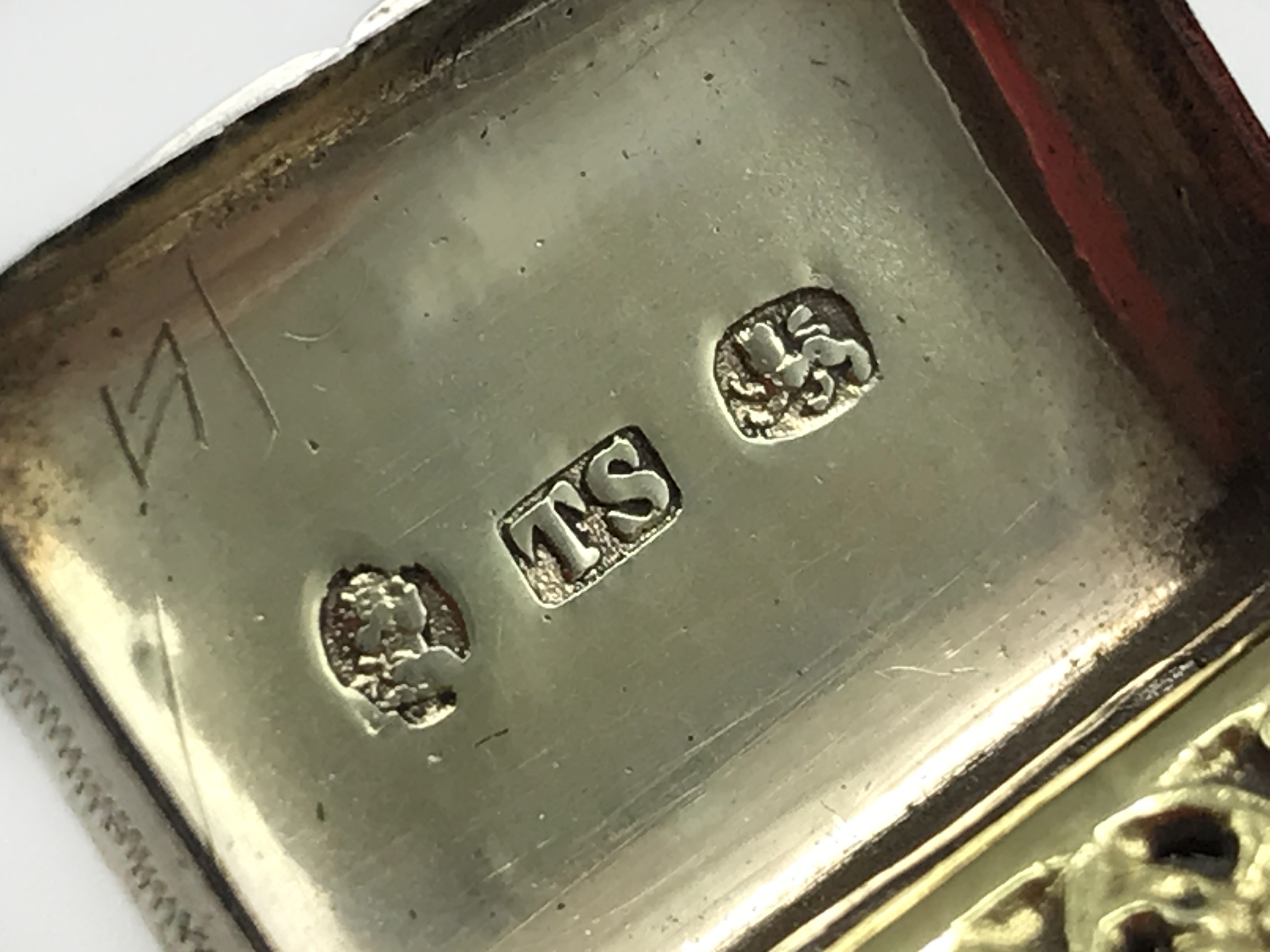 ANTIQUE HALLMARKED SILVER VINAIGRETTE 1833 T.S. - Image 3 of 4