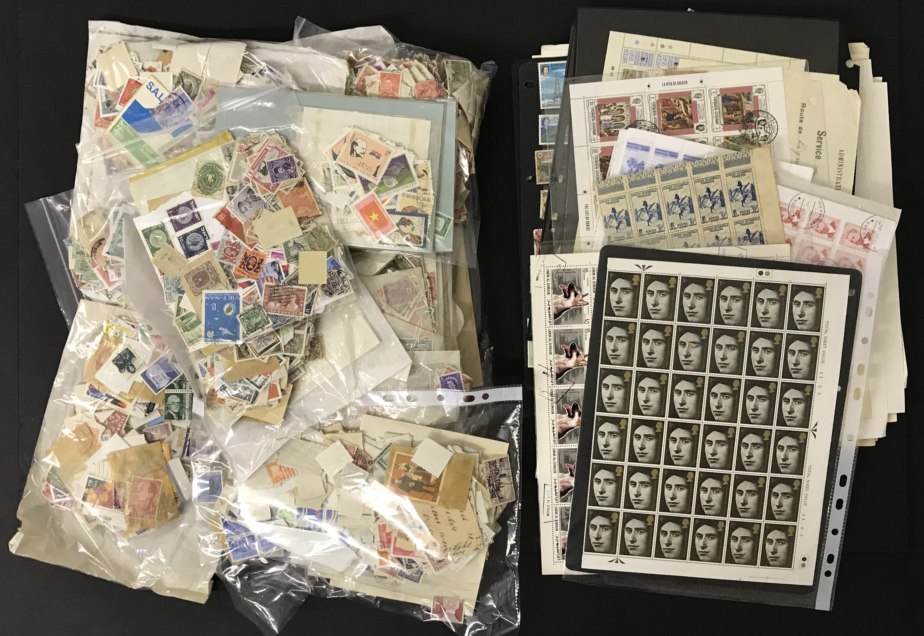 LARGE COLLECTION OF STAMPS FIRST DAY COVERS AND POSTAL HISTORY - Image 3 of 11