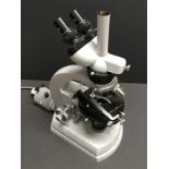 VINTAGE CARL ZEIS MICROSCOPE MODEL XXXXXX FROM THE ESTATE OF THE LATE JACQUES KLINGER