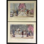 TWO FACSIMILE MASONIC PRINTS