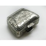 ANTIQUE HALLMARKED SILVER VINAIGRETTE 1819 SIMPSON & SON