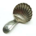 1784 HALLMARKED SILVER TEA CADDY SPOON