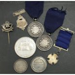 HALLMARKED SILVER MEDALS (EDUCATION)