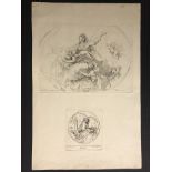 ETCHING BY C. GREGORI AFTER A. D. GABBIANI & ETCHING BY G. B. GALLI AFTER A. D. GABBIANI