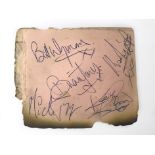 ROLLING STONES AUTOGRAPHS INCLUDING BRIAN JONES