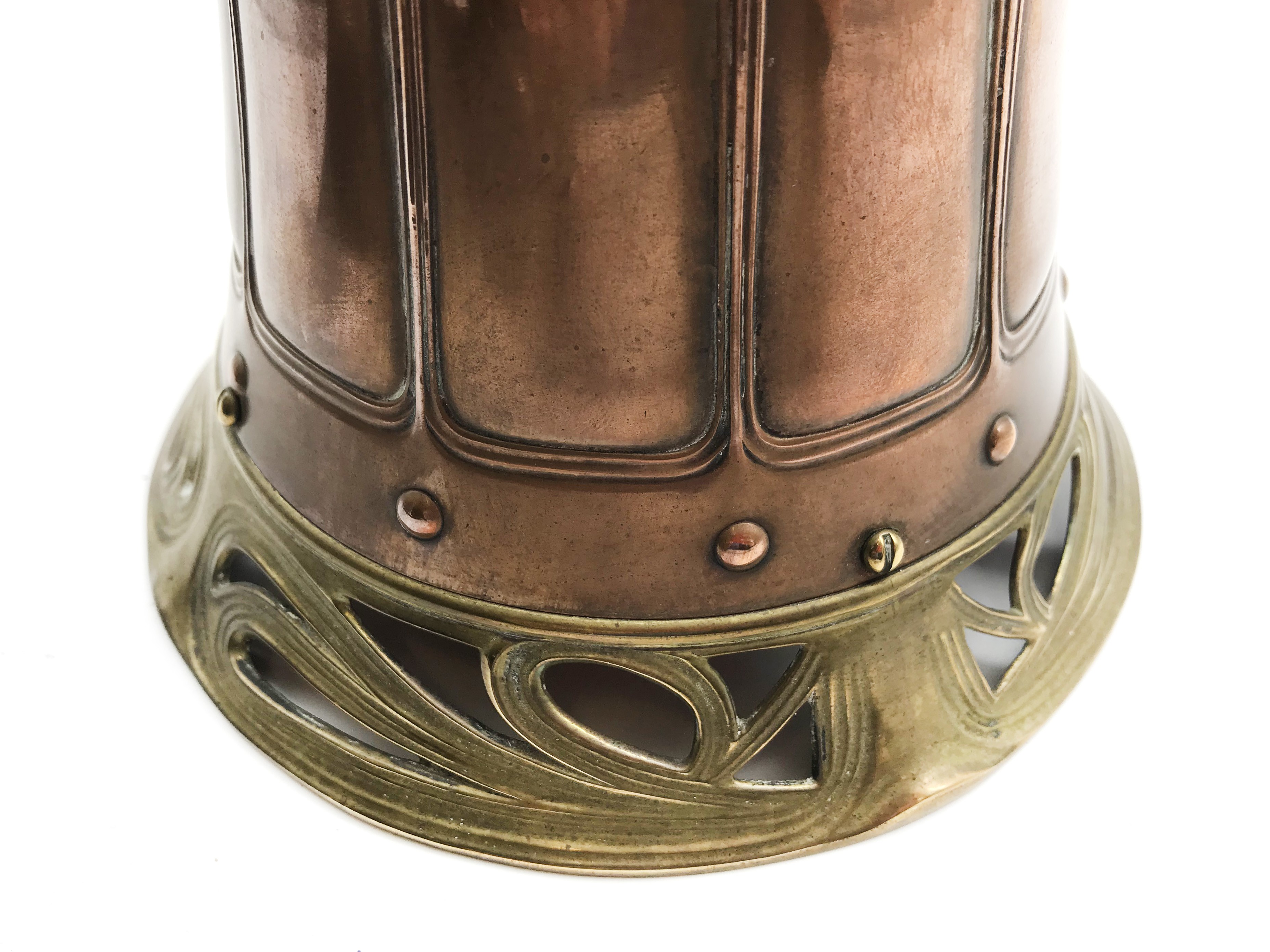 ART NOUVEAU STYLE COPPER & BRASS WMF WATER JUG - Image 13 of 16