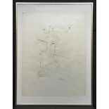 SALVADOR DALI NUMBERED & SIGNED LIMITED EDITION ETCHING 31/75 FROM 1970