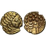 Catuvellauni and Trinovantes (c.80-50 B.C.), uninscribed gold Stater.0.