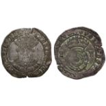 Henry VIII (1509-47), debased silver Testoon of Twelve Pence.