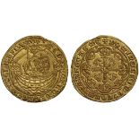 Edward III (1327-77), gold Half-Noble of Three Shillings and Four Pence.