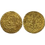 Richard II (1377-99), gold Noble of Six Shillings and Eight Pence.