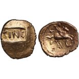 Regni and Atrebates, Tincomarus, (c.25 B.C. – 10 A.D.), gold Stater.