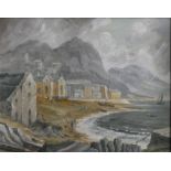 David Griffiths (Welsh 1939-), "Barmouth, North Wales", oil on board, signed and dated 1972,