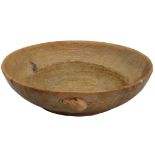 Robert "Mouseman" Thompson of Kilburn (1876-1955), a circular bowl with carved mouse to the outside,