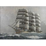 Harry Hudson Rodmell (1896-1984), No. 1 Windjammer, oil on board, signed lower left hand corner,