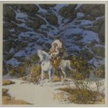 Beverly (Bev) Doolittle (American, born 1947) "Eagle Heart", lithograph, 20,682/48,000, signed and