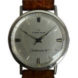 Eterna Matic Centernaive "61" - a stainless steel automatic gentleman's date wristwatch, the 17