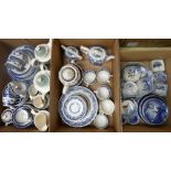 Royal Copenhagen collector plates, various dishes, miniature plates, part dinner and tea ware by
