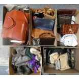 A large collection of lady’s handbags including Tusk ani, Riviera, Hardob, silk headscarf and
