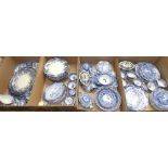 Tea and dinner ware by Copeland Spode, Chatsworth part dinner ware, meat platters (4)