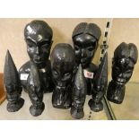 African native hardwood carvings (8)