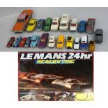 Dinky/various makers - twenty-two various playworn die-cast models, circa 1970/80's, to include