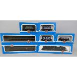 Hornby Airfix 'OO' gauge - seven various models of coaches and wagons; No. 54122-6 4F Fowler L.M.