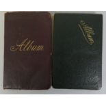 A pair of circa 1910 autograph albums, containing various sketches, watercolours and drawings signed