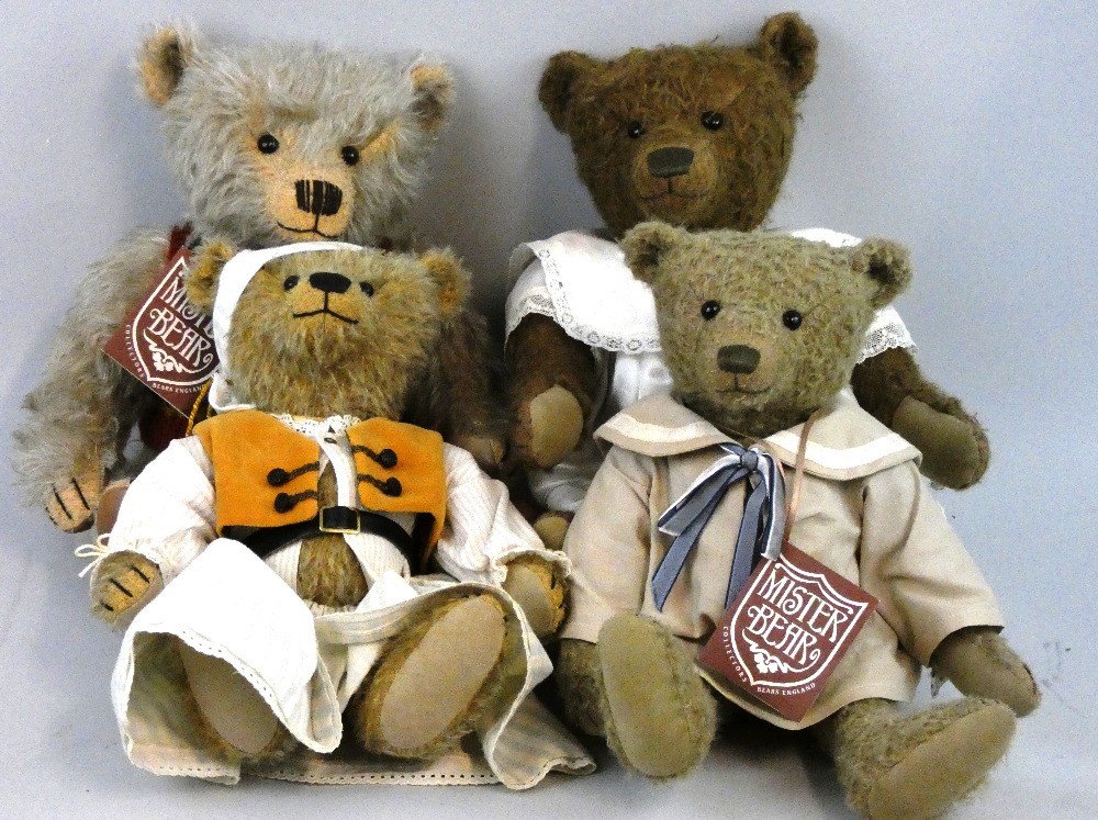 Limited edition Mister Bears including 'Saucy Sadie the Buccaneer', 'Jethro' and 'Tallulah