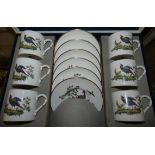 A Royal Worcester Gordon chase china coffee set.